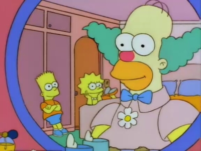 homer as krusty