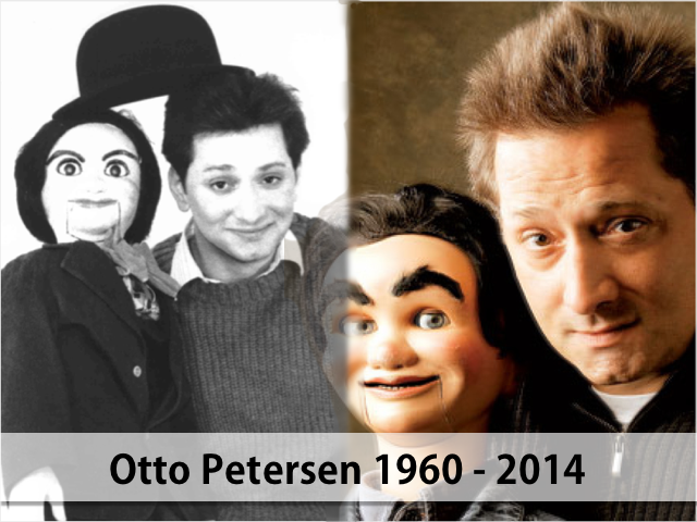 otto petersen with banner vinal